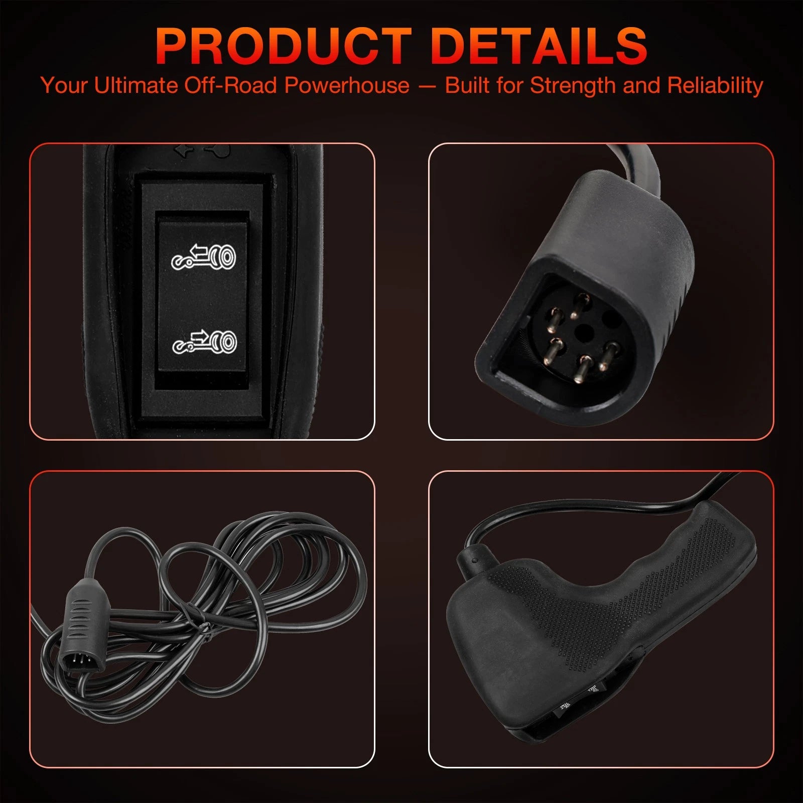 Winch Remote Control for Warn M8000 M10000 M12000 HS9500