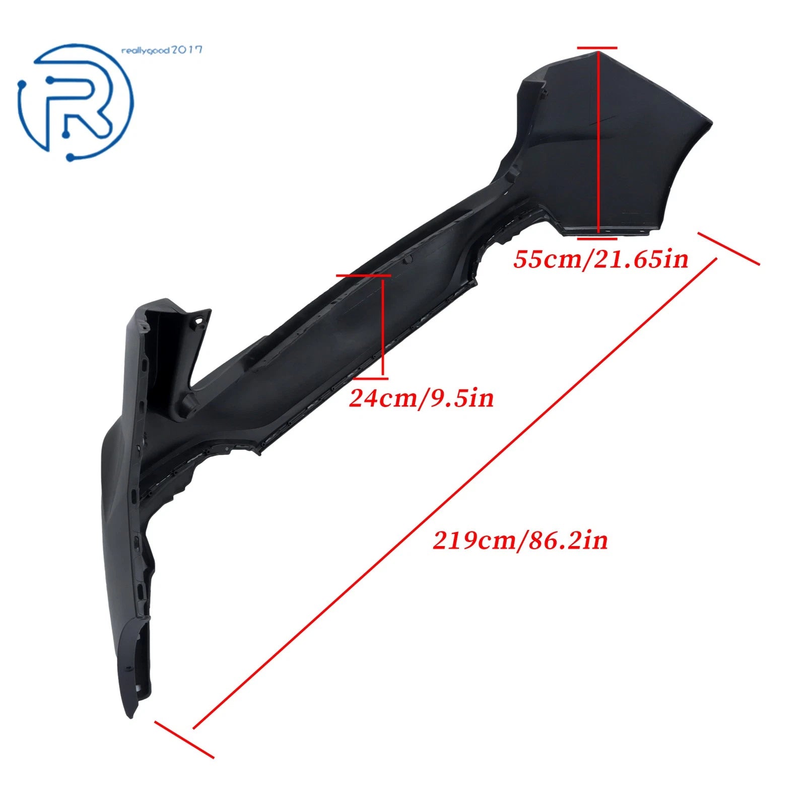 Rear Bumper Assembly for Acura RDX (2016-2018) with Sensor Holes