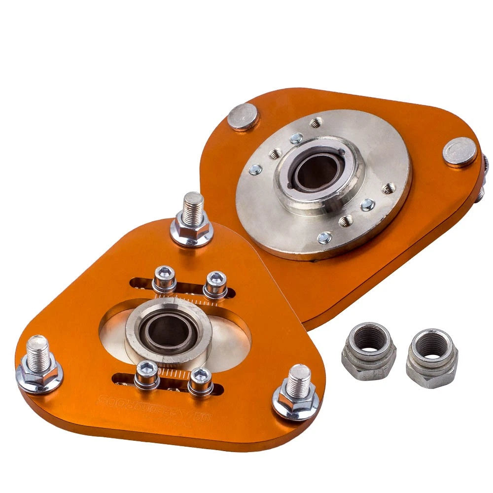 Front Coilover Camber Plate Top Hat for Toyota Celica (2000–2006) Pillow Ball Adj.