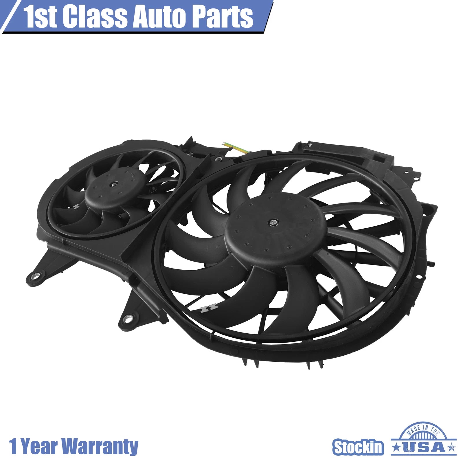 Front Engine Cooling Fan Assembly for Audi A4 (2002–2009)