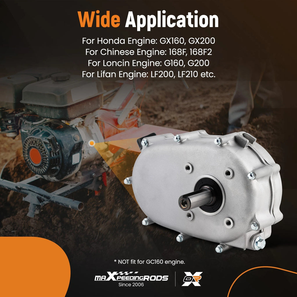 Gear Reduction Box for Honda GX160 (2000–2023) 2:1 Ratio