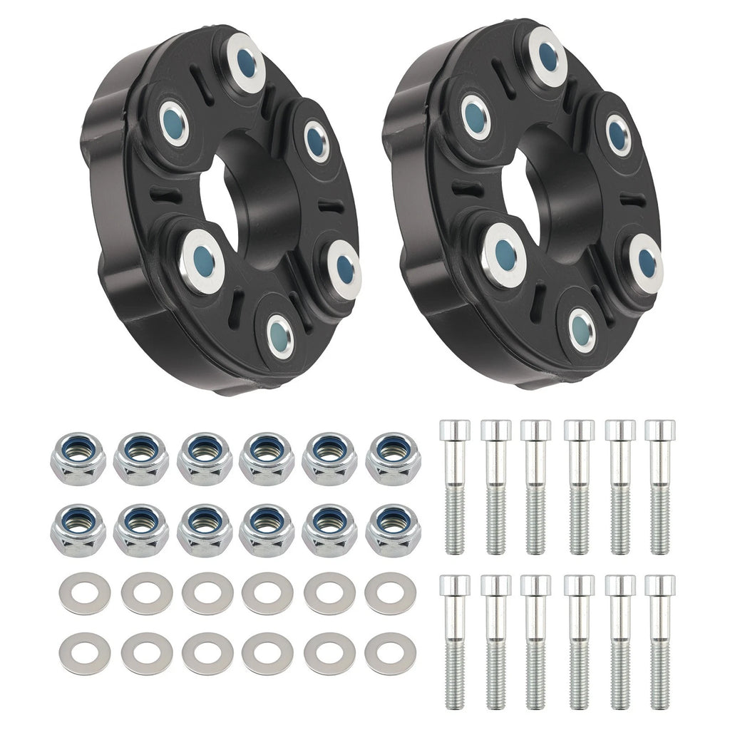 2X Driveshaft Flex Disc w/ Bolts for BMW E90 E91 E92 325xi 328xi E84 X1 (2007–2013)