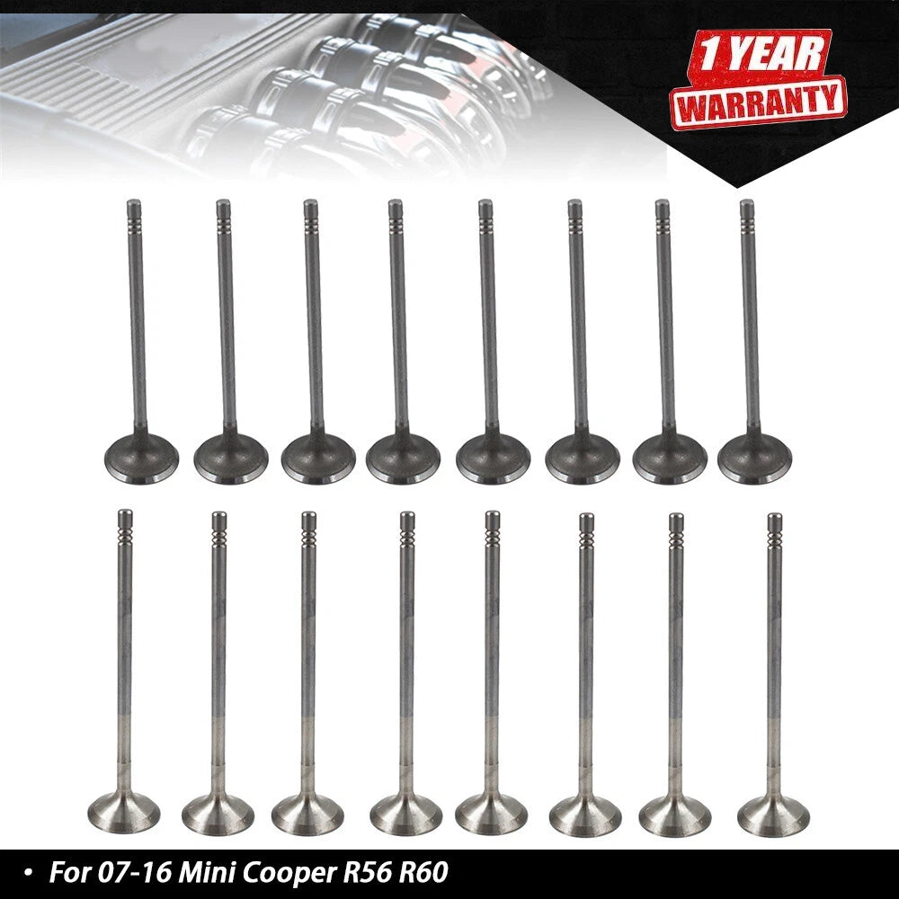 Intake Exhaust Valve Kit for Mini Cooper R56 R60 (2007–2016)