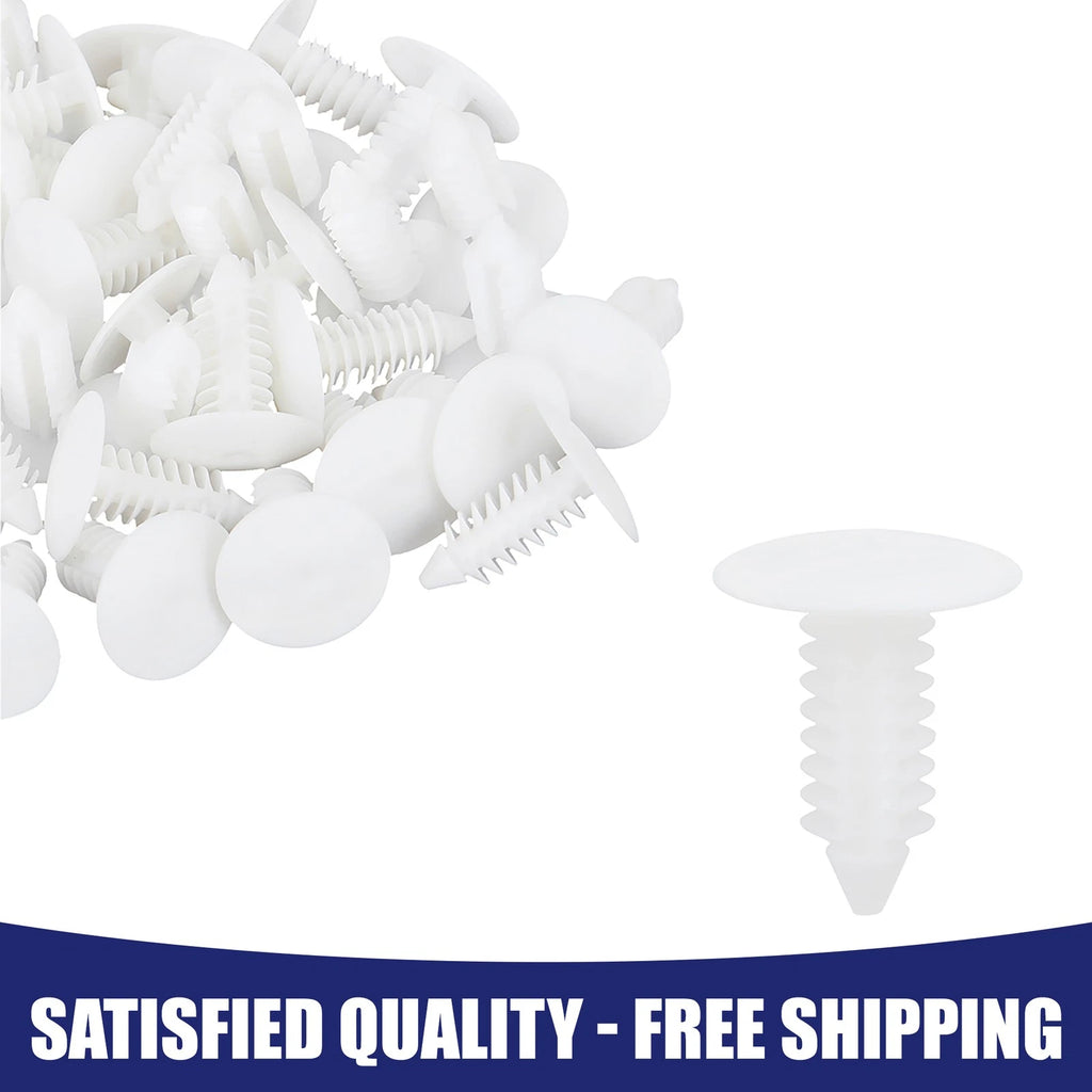 Set of 40 Plastic Bolt Rivets Fastener Door Trim Panel Clips for Ford