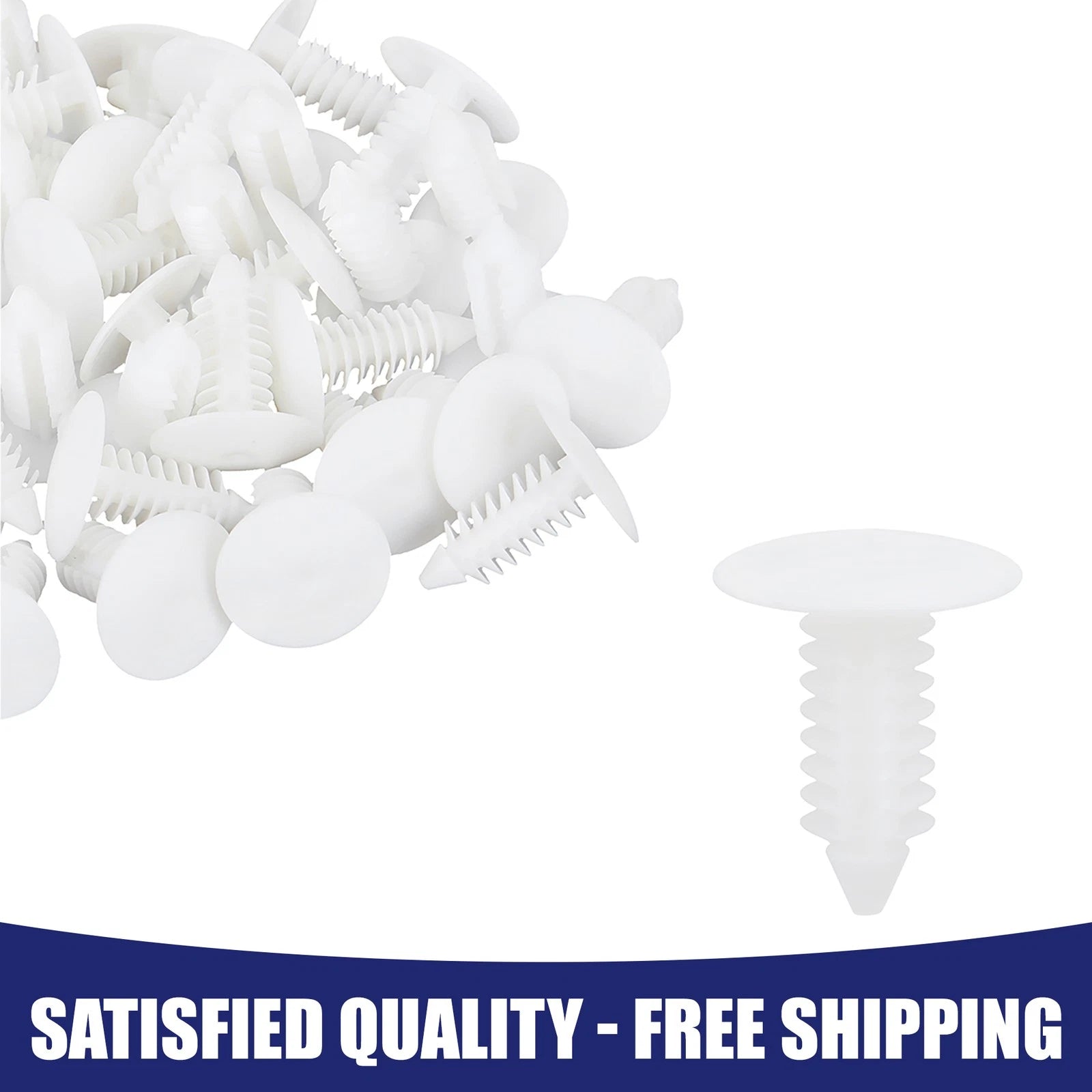 Set of 40 Plastic Bolt Rivets Fastener Door Trim Panel Clips for Ford