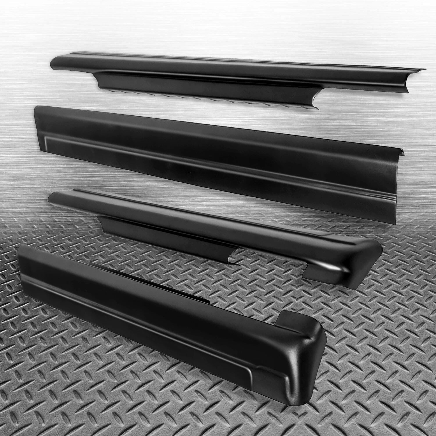 Rocker Panels Protector Cover Trim for Chevy Silverado Sierra (2001–2006)