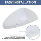 Left Side Mirror Cover Cap for Nissan Altima (2019–2024) - White