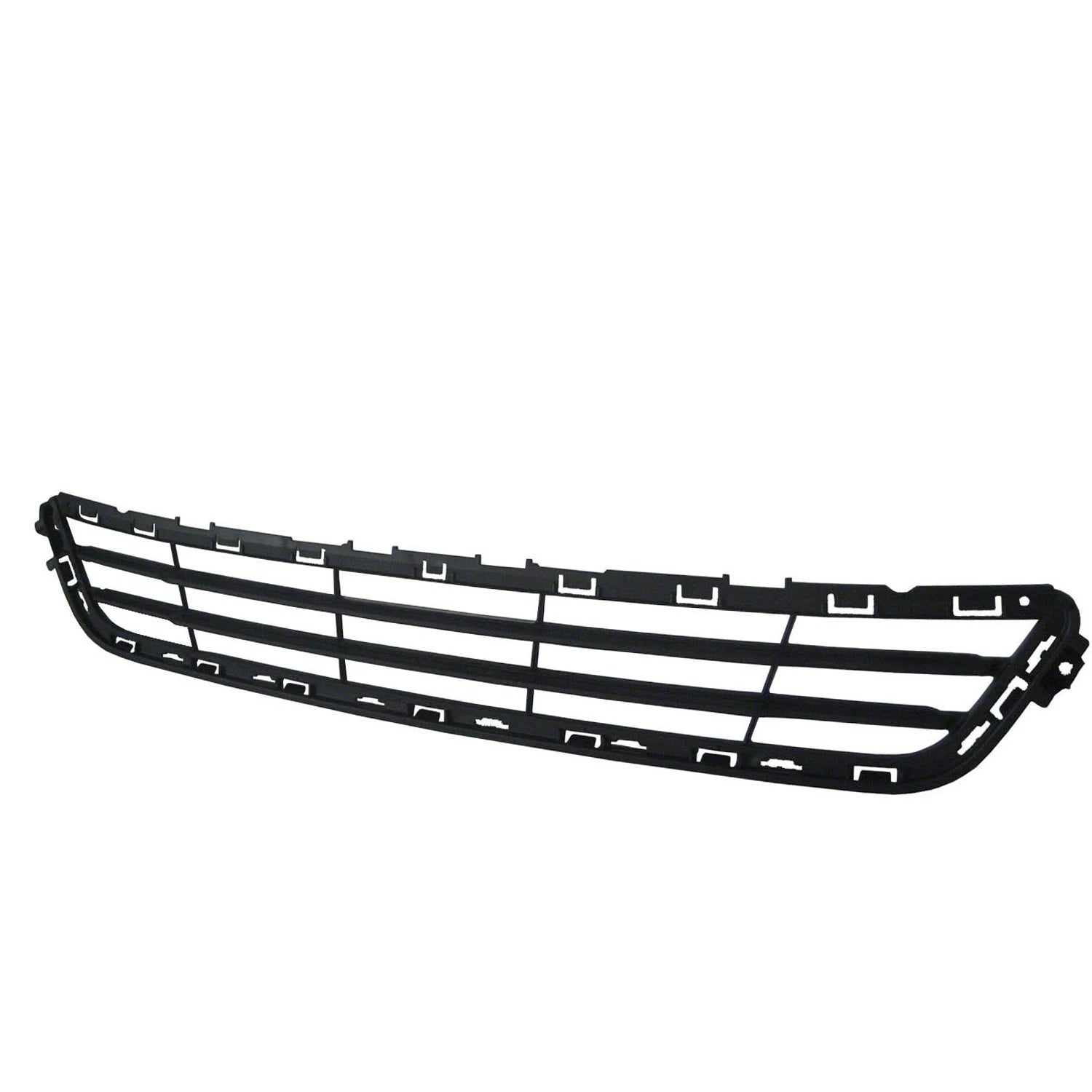 Front Center Bumper Grille Replacement Black Textured Plastic for Toyota (2005–2015)