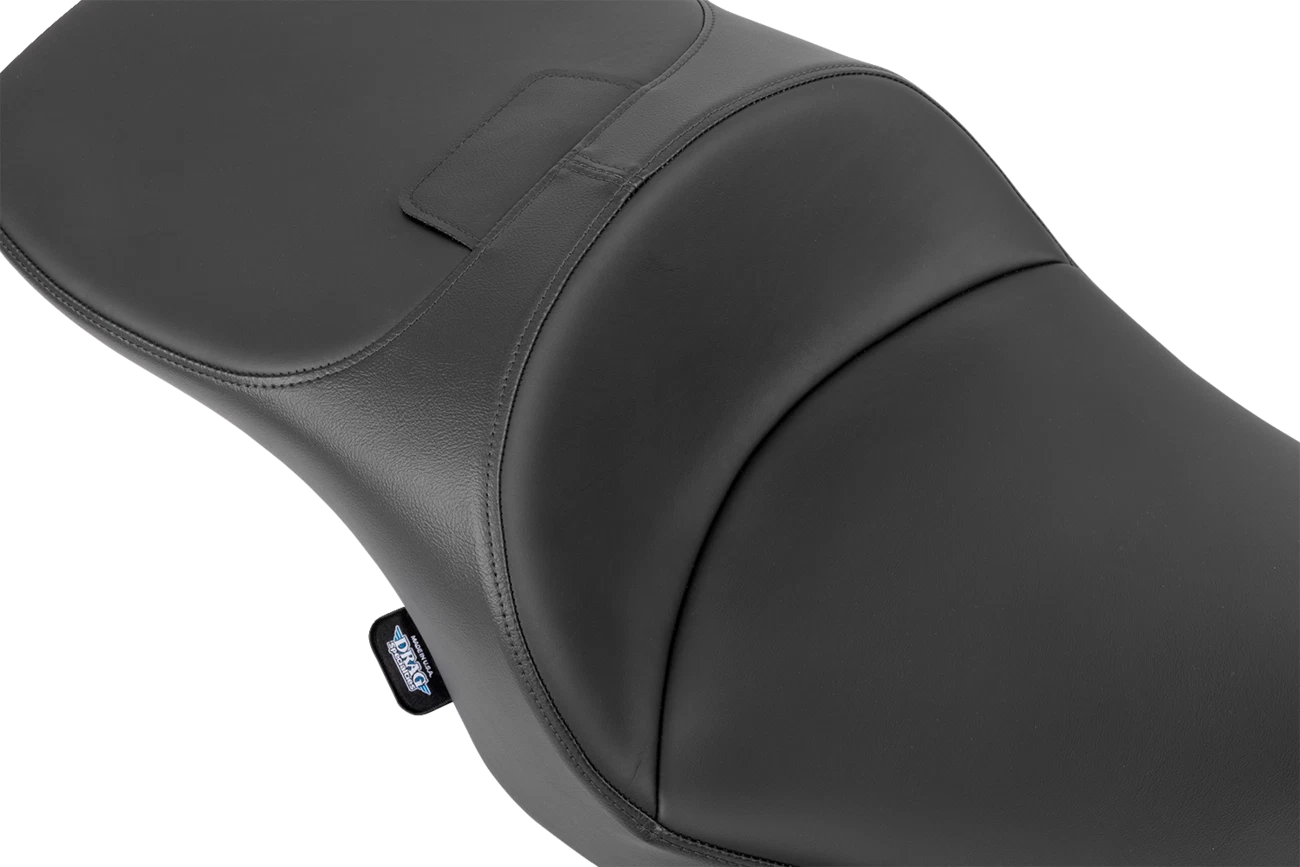 Freedom Seat for Harley-Davidson (2000–2023) - Black Vinyl/Solar Leather