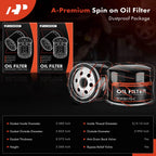 2X Engine Oil Filter for BMW I01 i3/i3s (2014-2021) Hatchback