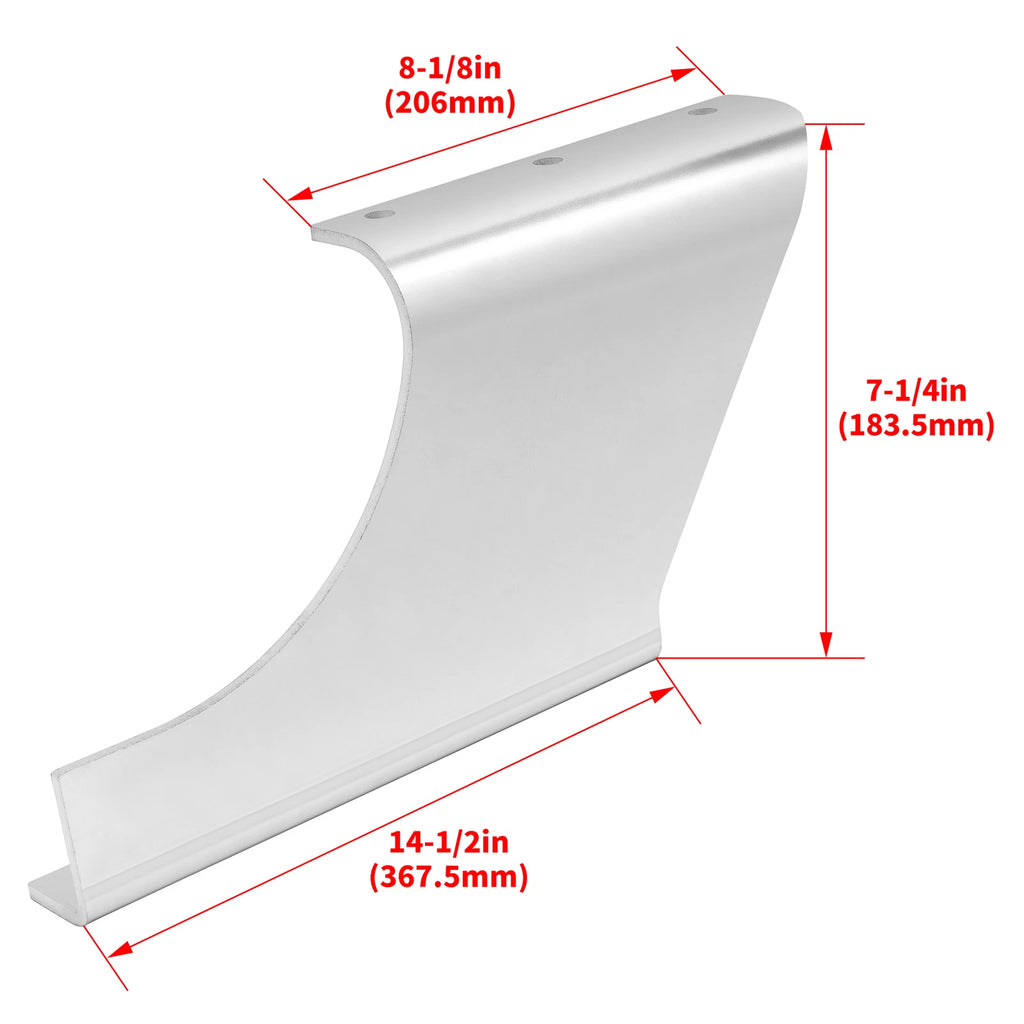 Pair Lower Step Brackets for Freightliner FL132 FLD120 (1989–2010) #06-18170-000
