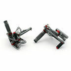 Adjustable Rearset for Suzuki GSX-R 1000 (2007–2008) - Aluminum Gray