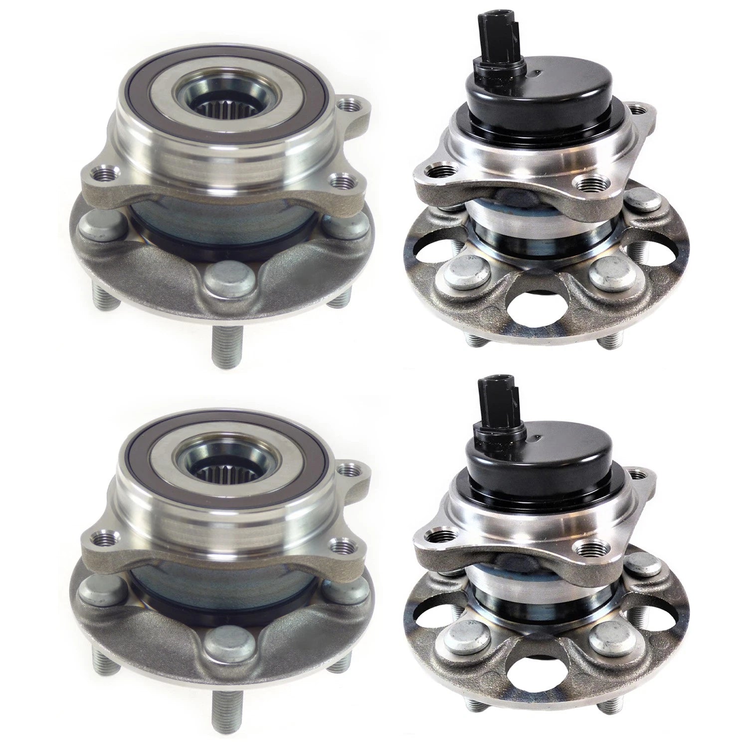 ACDelco Front & Rear Gold Wheel Bearing and Hubs Kit for Lexus CT200h (2011–2017)