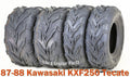Set of 2 ATV Tires for Kawasaki KXF250 Tecate (1987–1988) 21x7-10 & 20x10-10 4PR