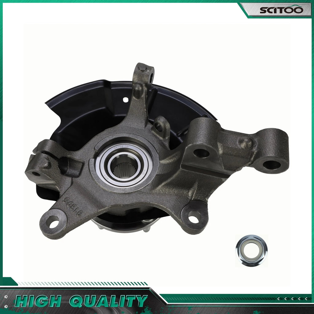 Front Left Wheel Hub and Bearing Knuckle Assembly for Ford Edge (2011–2014)