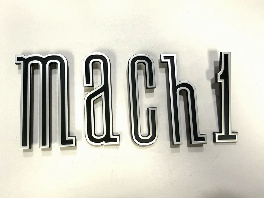 Rocker Panel Emblem Letters Replacement for 1970 Ford Mustang Mach 1