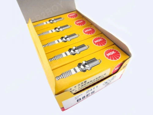 12PCS Spark Plugs B8ES #2411 for Kawasaki Honda Yamaha Suzuki