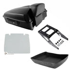 Chopped Trunk Backrest Plate Mount Rack for Harley Sport Glide (2018–2021)