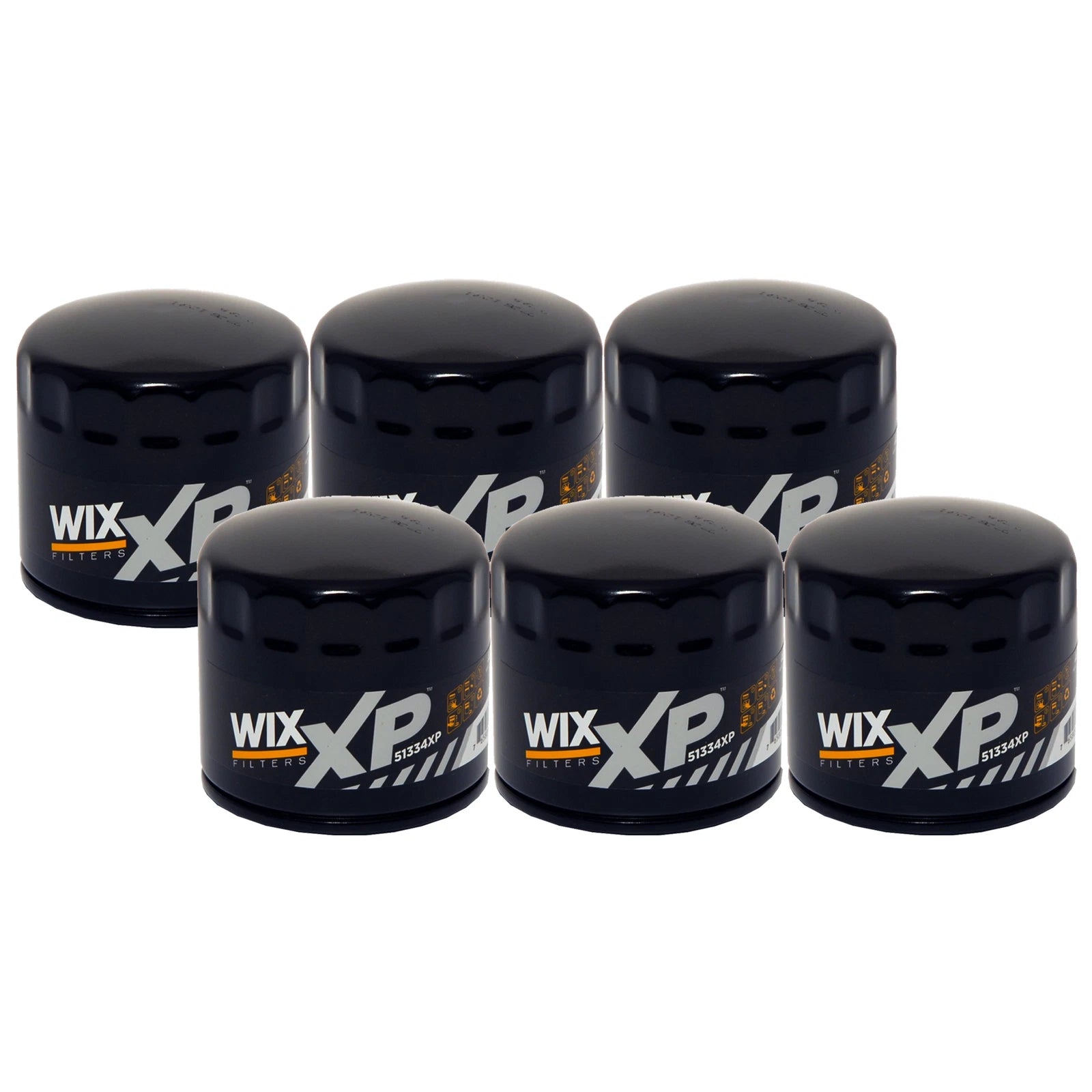 Set of 6 Engine Oil Filters for Chevy Dodge Ford Honda Hyundai Subaru
