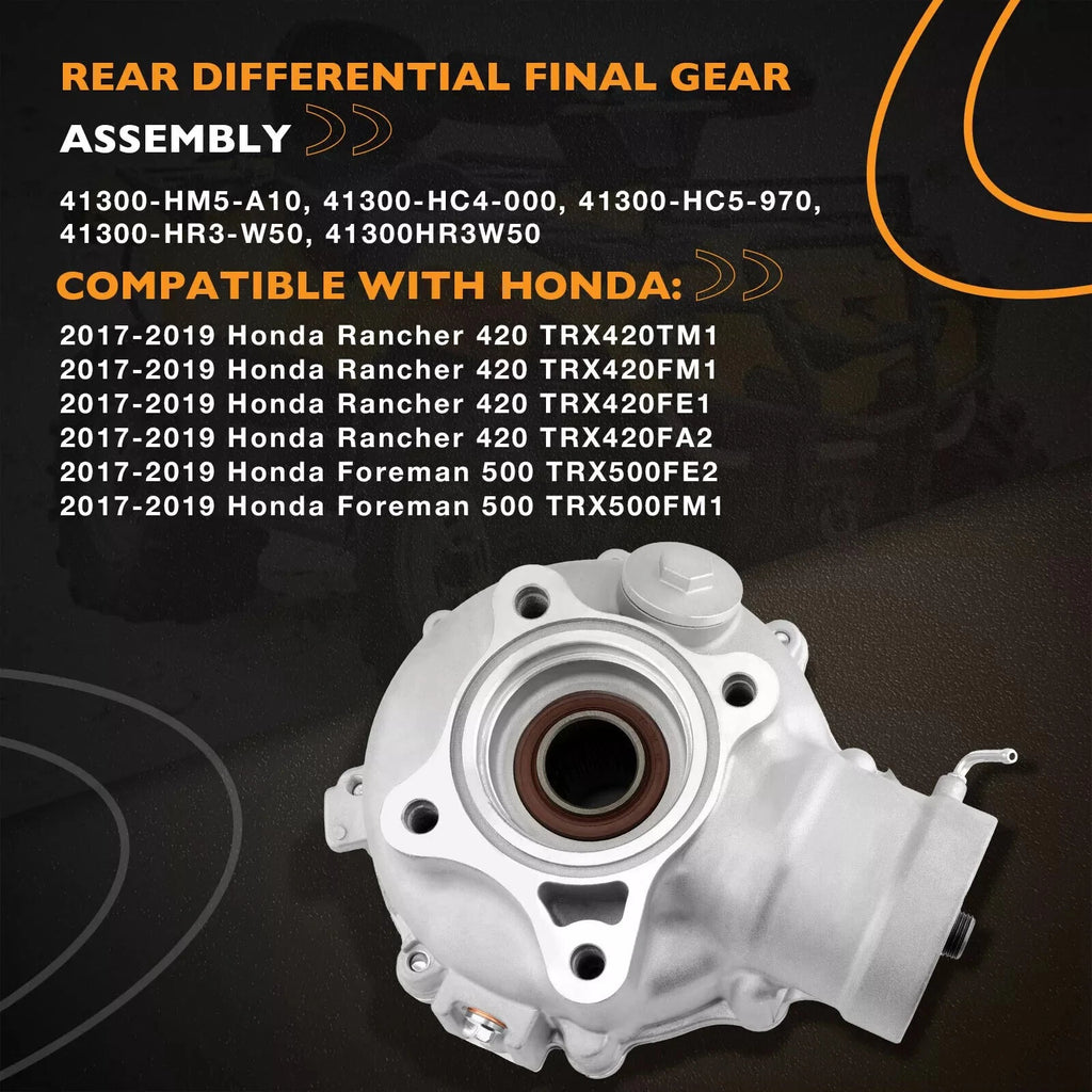 Rear Differential for Honda Rancher TRX420, Foreman TRX500 (2017-2019)
