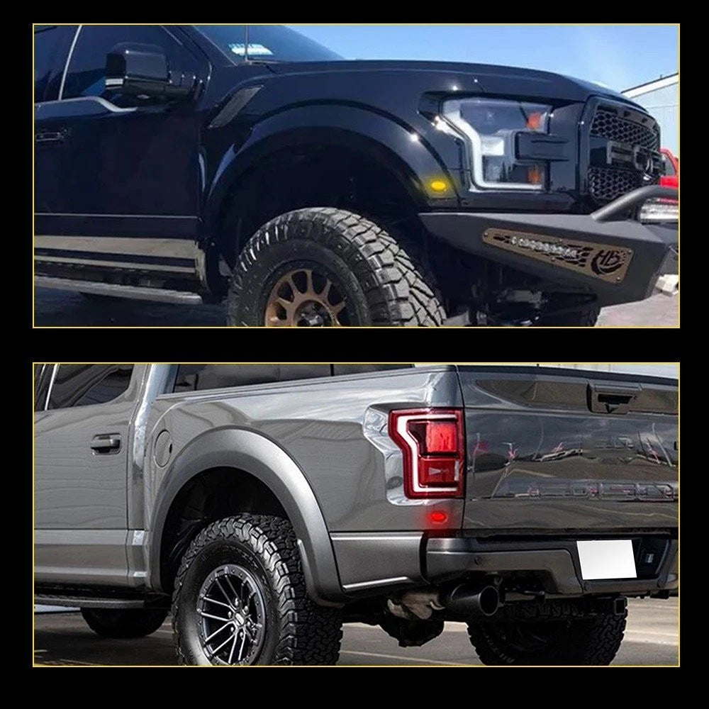Set of 4 LED Side Marker Lights for Ford F-150 Raptor (2017–2021)