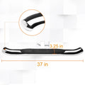Stainless Steel Trailer Hitch Rear Step Bar for Class III 2" Receiver (37"x3.25")