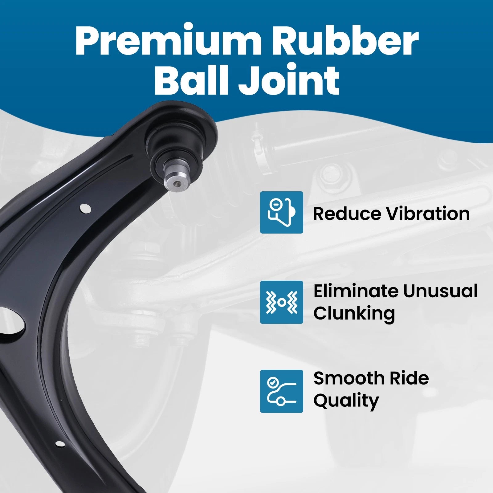 Front Lower Control Arms Ball Joint Sway Bar for Jeep Compass Patriot (2007–2017)