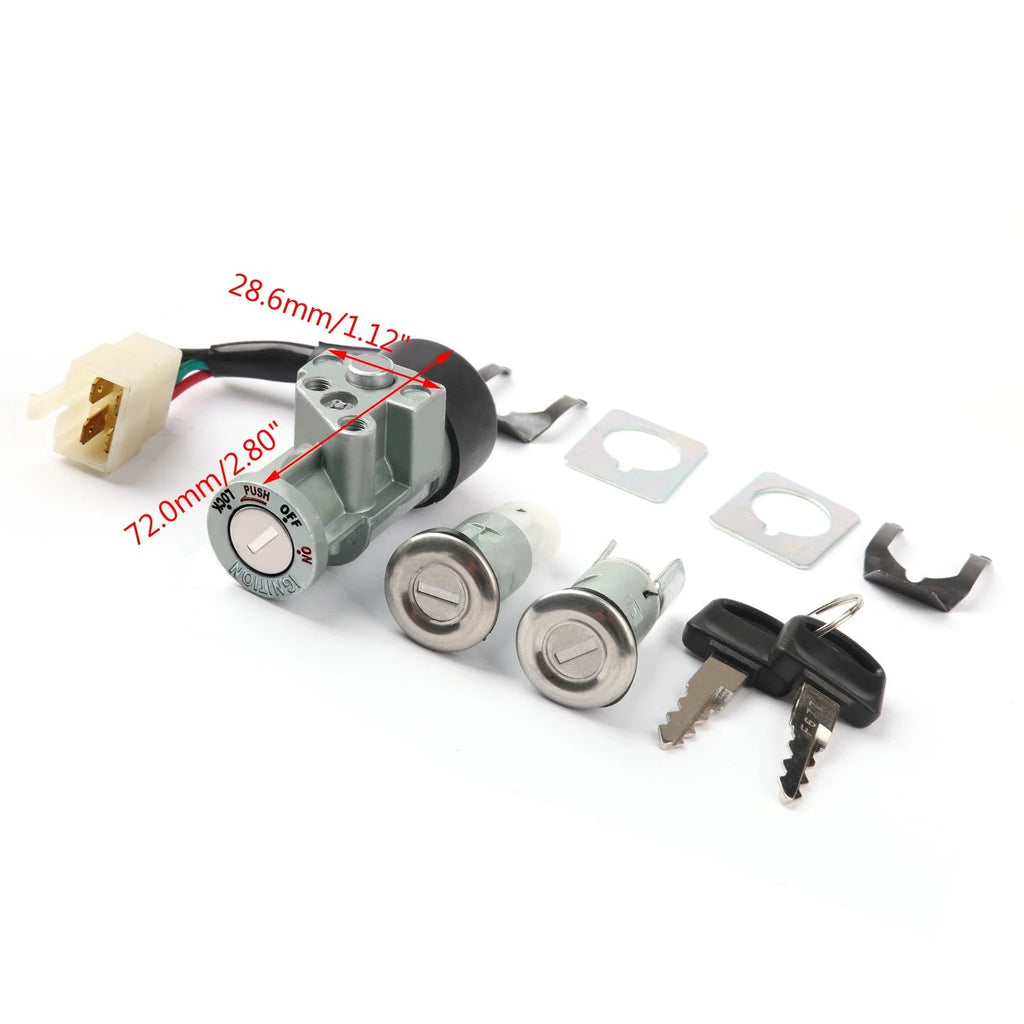 Ignition Switch Lock Set 35010-GV4-901 for Honda CH80 Elite (1985–2007)