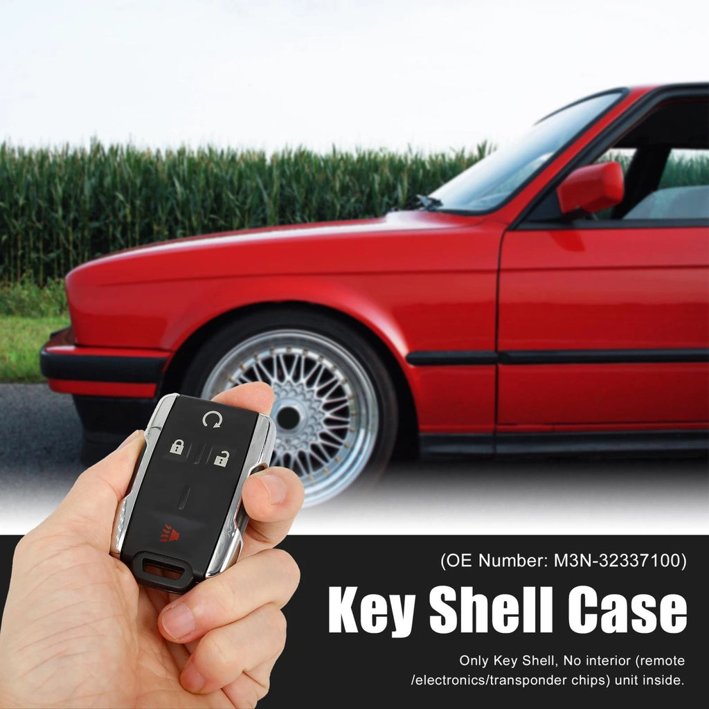 Car Key Fob Shell Case M3N-32337100 for Chevy Colorado Silverado (2015–2021)