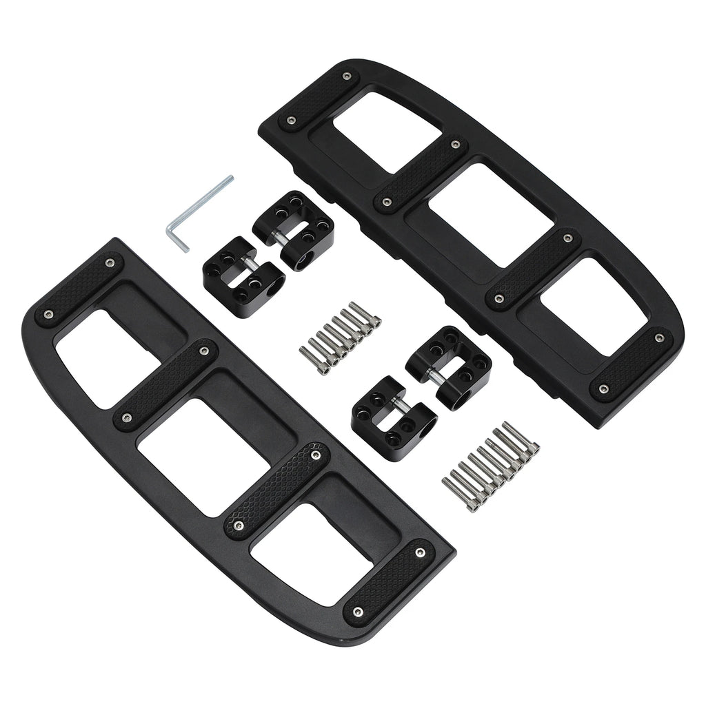 Matte Black Driver Footboard for Harley Road King Glide (2009–2024)