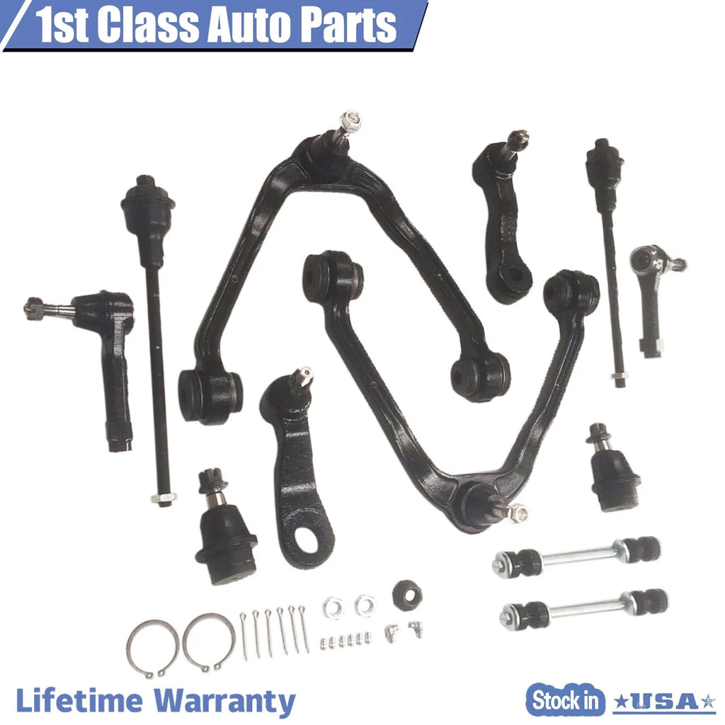 Set of 12 Front Suspension Upper Ball Joints for Chevy GMC Silverado Sierra (1999–2006)