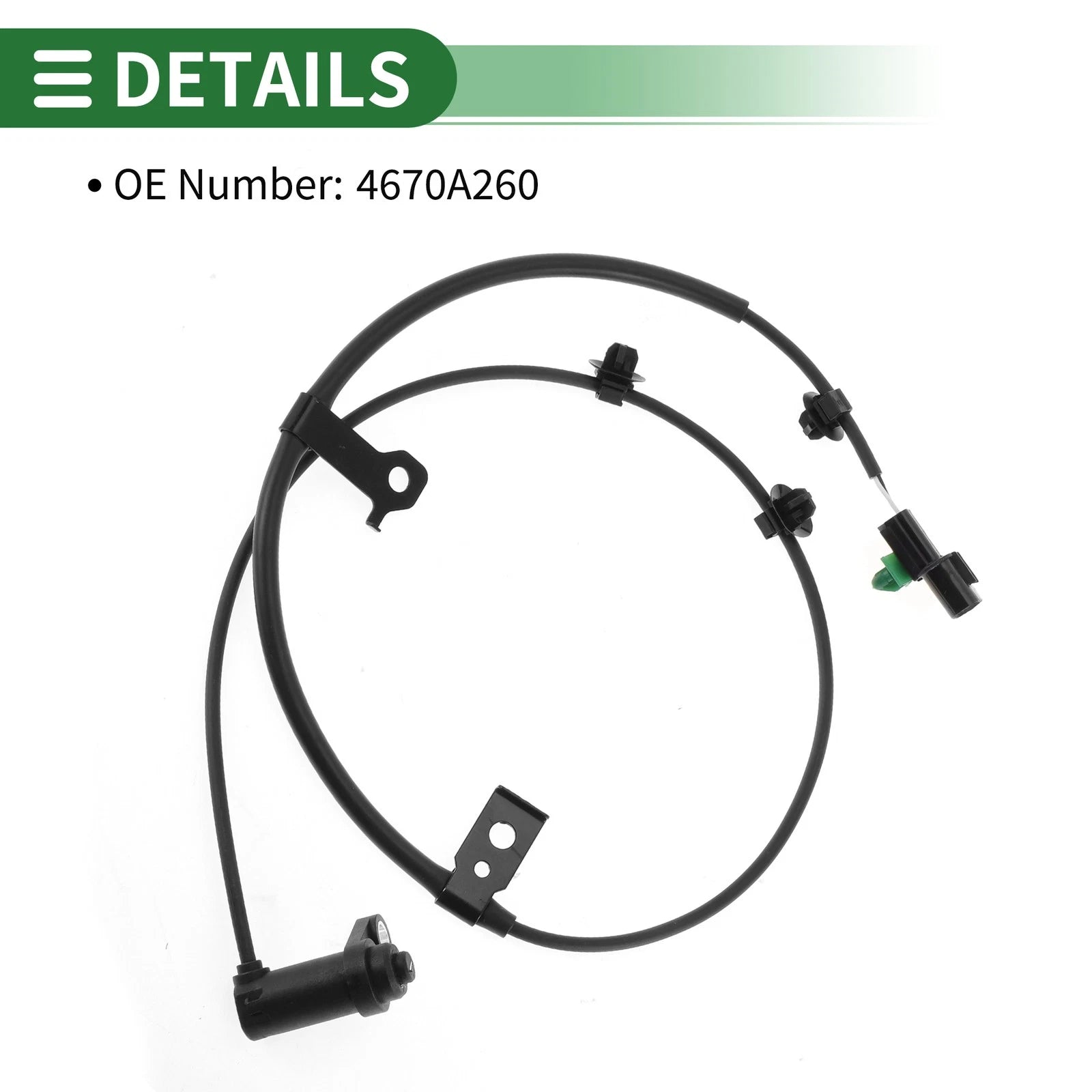 ABS Wheel Speed Sensor No. 4670A260 for Mitsubishi Montero Sport (2009–2015)