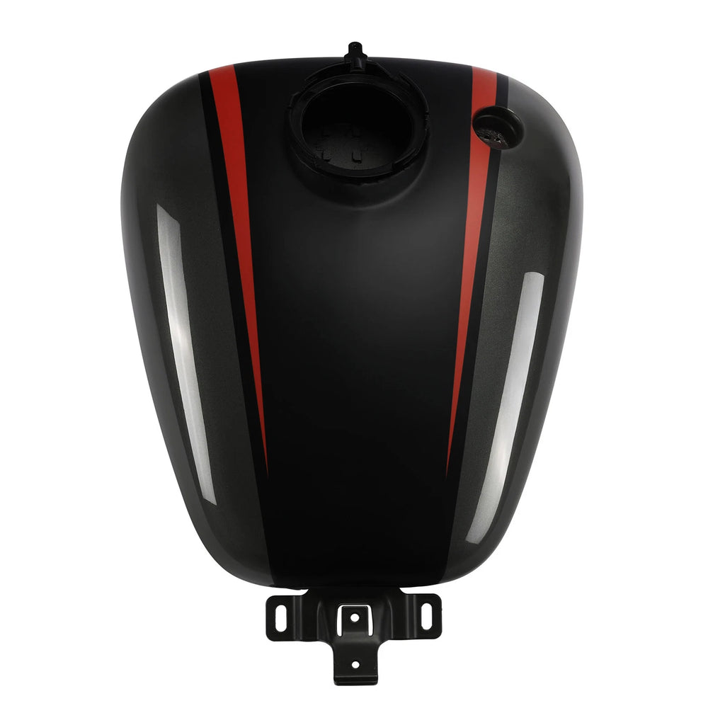 Fuel Gas Tank for Harley Touring CVO Glide (2008–Present) Dark Alloy/Black Denim