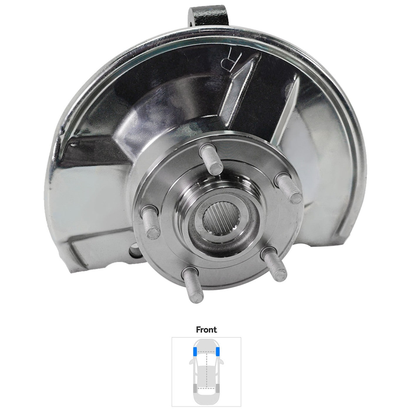 Front Right Steering Knuckle & Wheel Hub Bearing for Jeep Patriot Compass (2007–2017)
