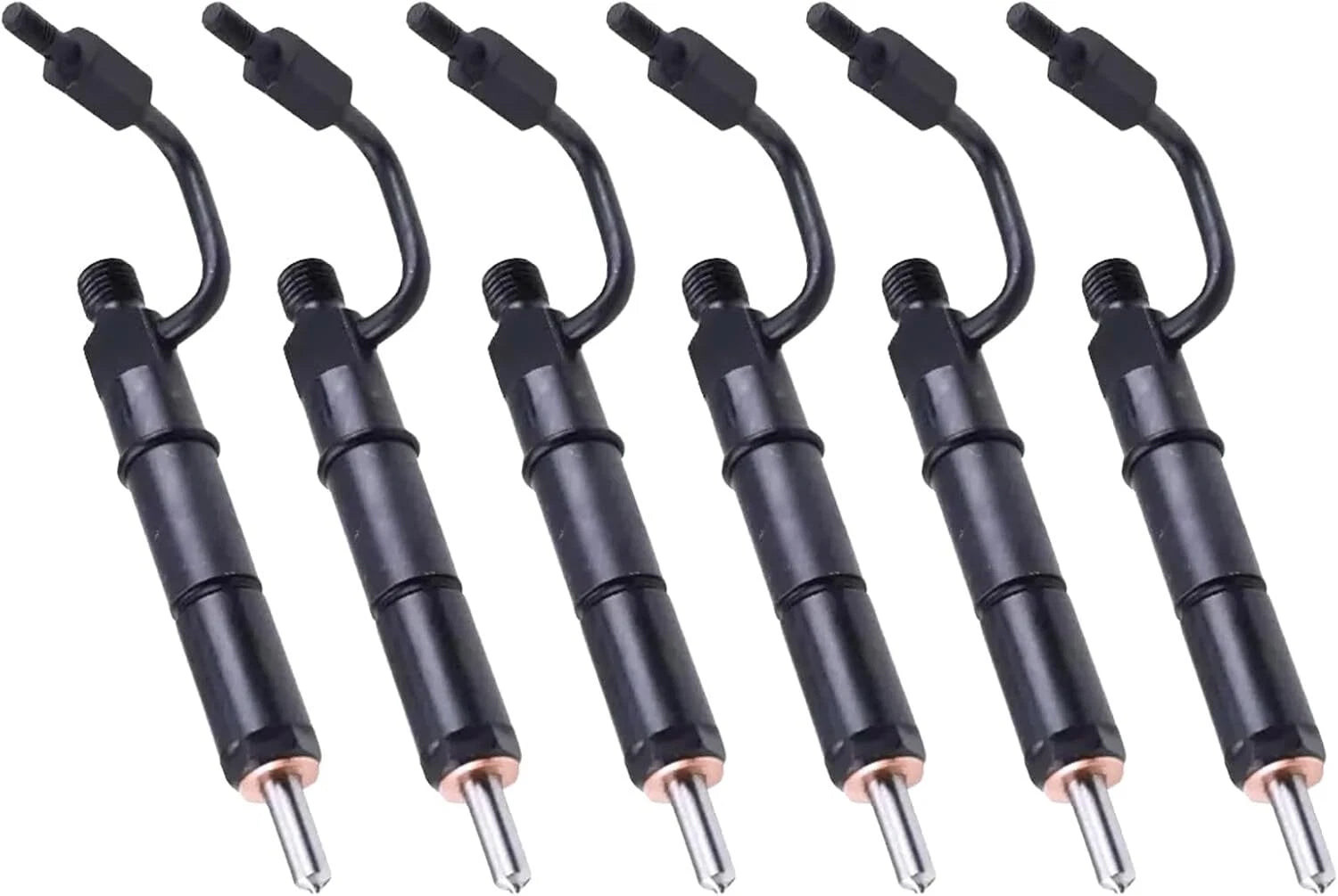 Set of 6 Fuel Injectors 193-2749 for Caterpillar 3064 3066 E312C 320C E312B 320B