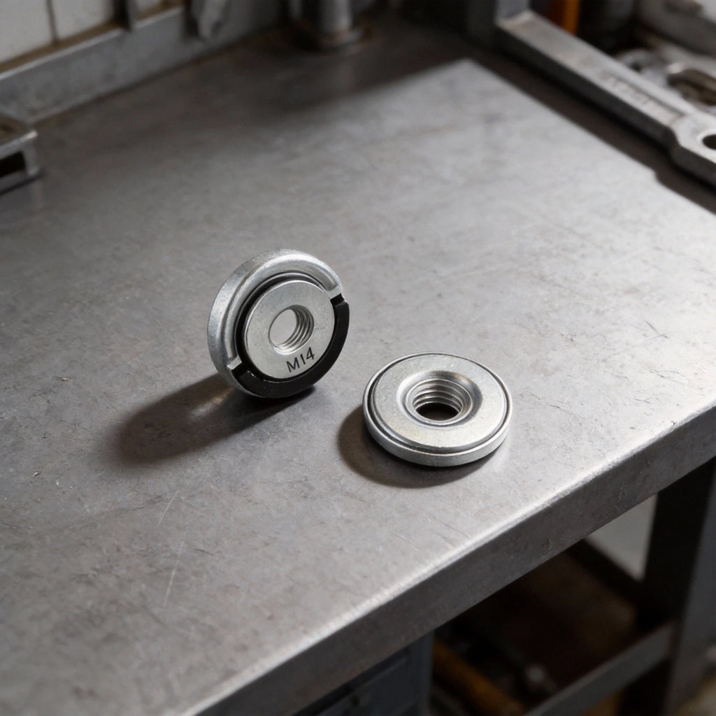 2X Self Locking Quick Release Nuts for Angle Grinder Accessories