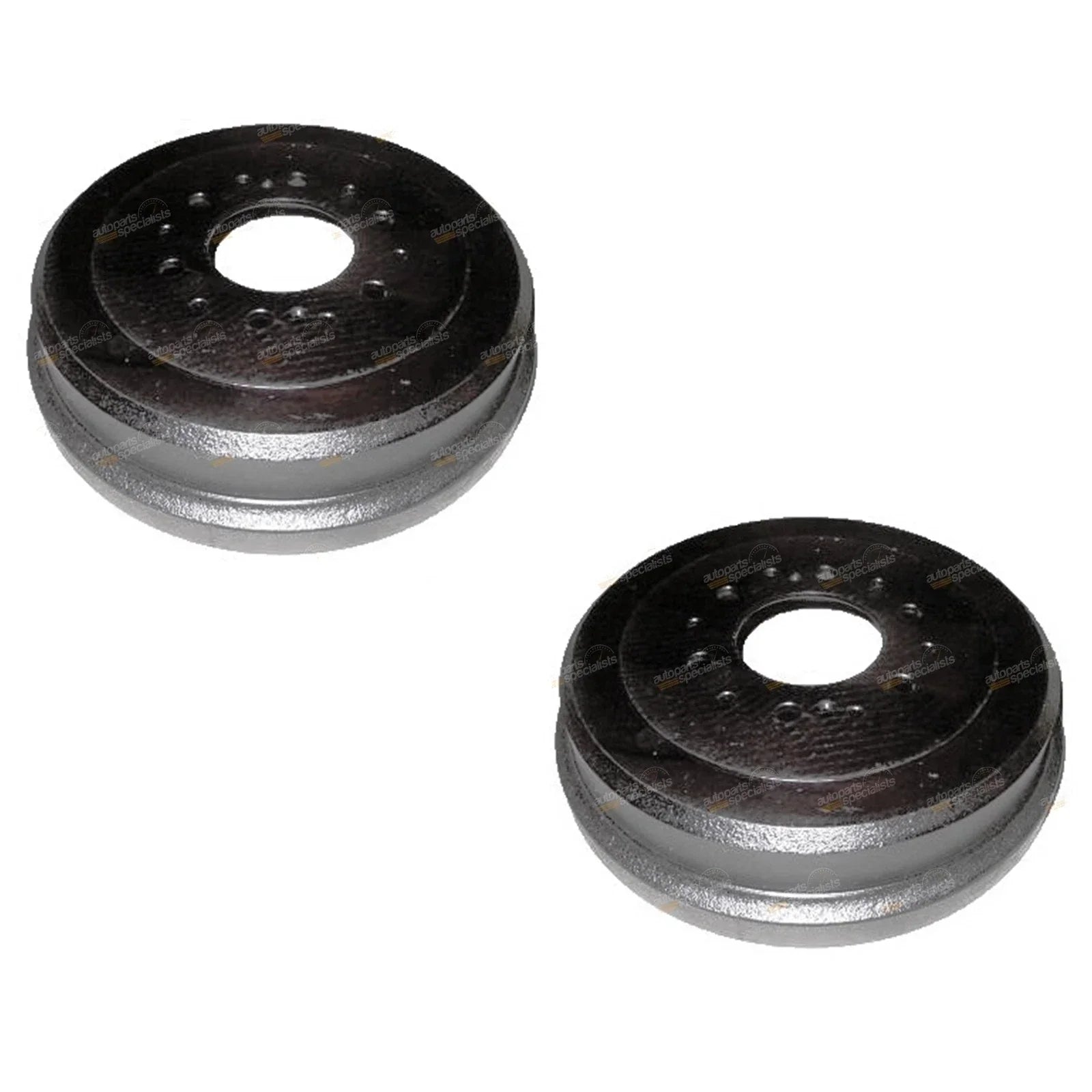 2 x Rear Brake Drums for Toyota Hilux RZN147 RZN149 RZN154 (1997–2005)
