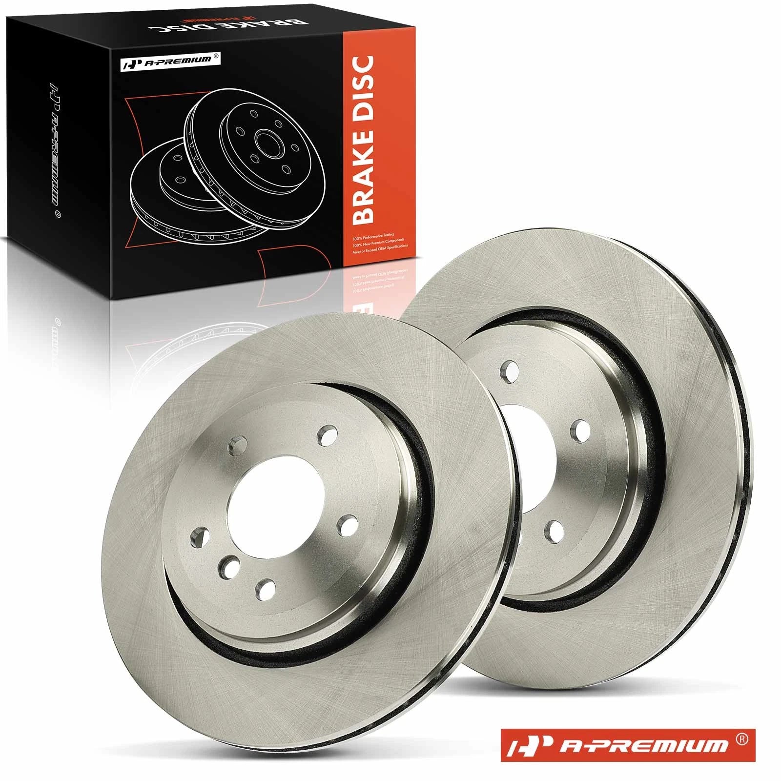 2x Rear Disc Brake Rotors for BMW 330Ci 2001–2006 330i 2001–2005 330xi