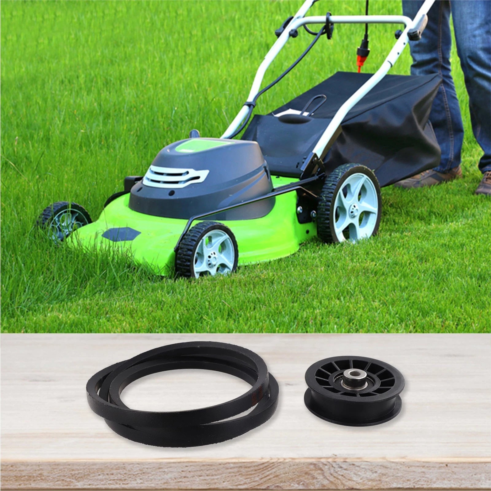 Drive Idler Pulley and Belt Kit for Z254F CZ3815 RZ4623 (Lawn Mowers)