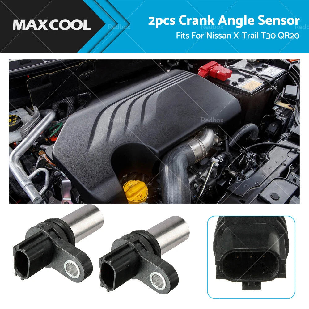 2X Crank Cam Angle Sensor for Nissan X-Trail T30 (2001–2007) QR25DE 2.5