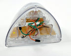 Amber LED Side Turn Signals Pair w Clear Lenses for Peterbilt 379 378 (2010–2020)
