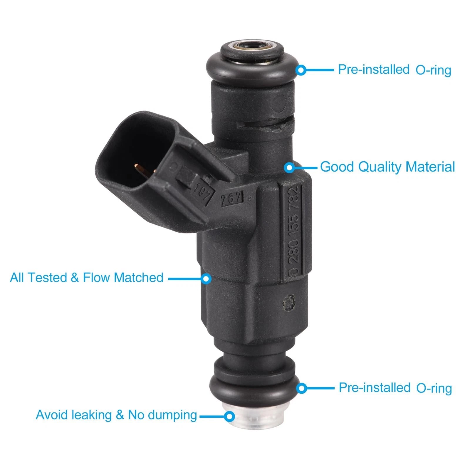 Fuel Injector 0280155782 04669772AA for Dodge Stratus Neon (1998–2000)