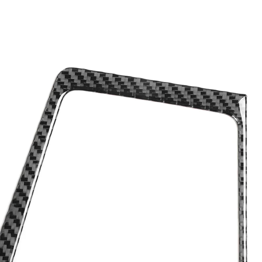 Black Gear Shift Panel Frame Cover Trim for Volkswagen Golf 8 MK8 (2021-2023)