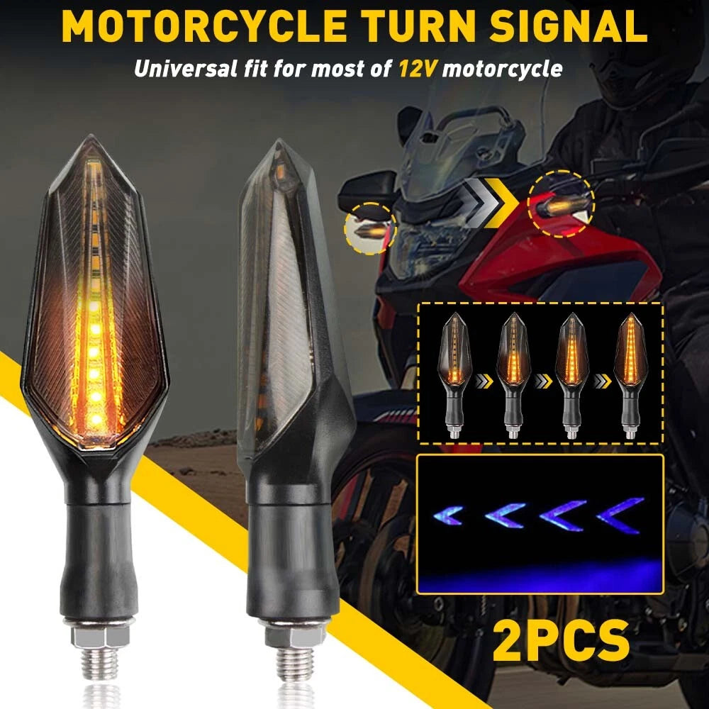 2X Dynamic Turn Signal Lights for Mini Motorcycle (Universal)