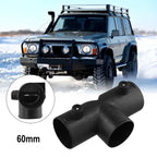Parking Heater T-out Connector / 1 Pcs 160mm 60mm / Plastic With Vavle Flap for Car