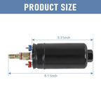 External Inline Electric Fuel Pump 300LPH for Universal Applications (E85)