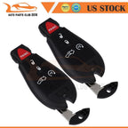 2X Key Entry Remote Fob for Dodge Dart (2013–2016) M3N32297100 5 Buttons