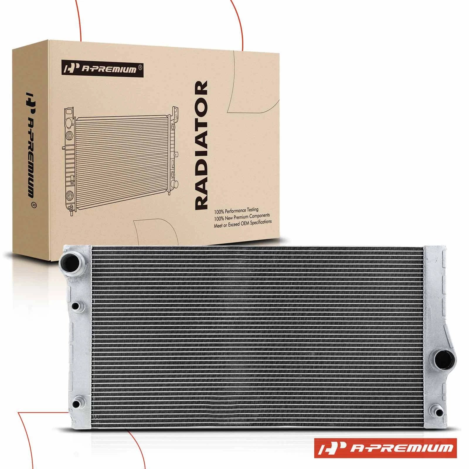 Aluminum Radiator for BMW 535i GT 2010–2017, 740i 740Li 2011–2012