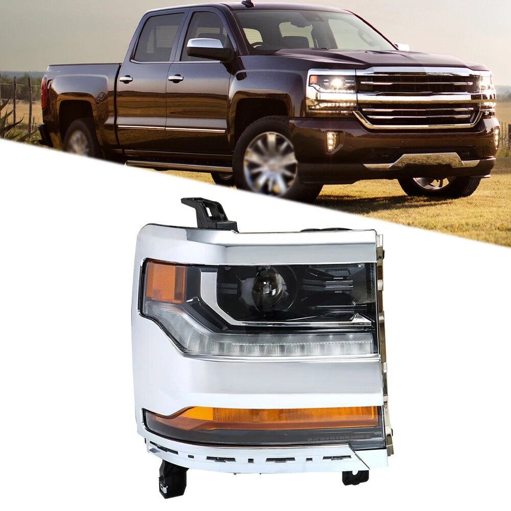Right Side HID Headlamp for Chevy Silverado 1500 (2016–2018)