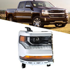 Right Side HID Headlamp for Chevy Silverado 1500 (2016–2018)